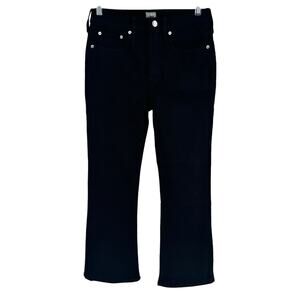NEW Edwin Black Cassia Crop Flare Jeans Sz 25